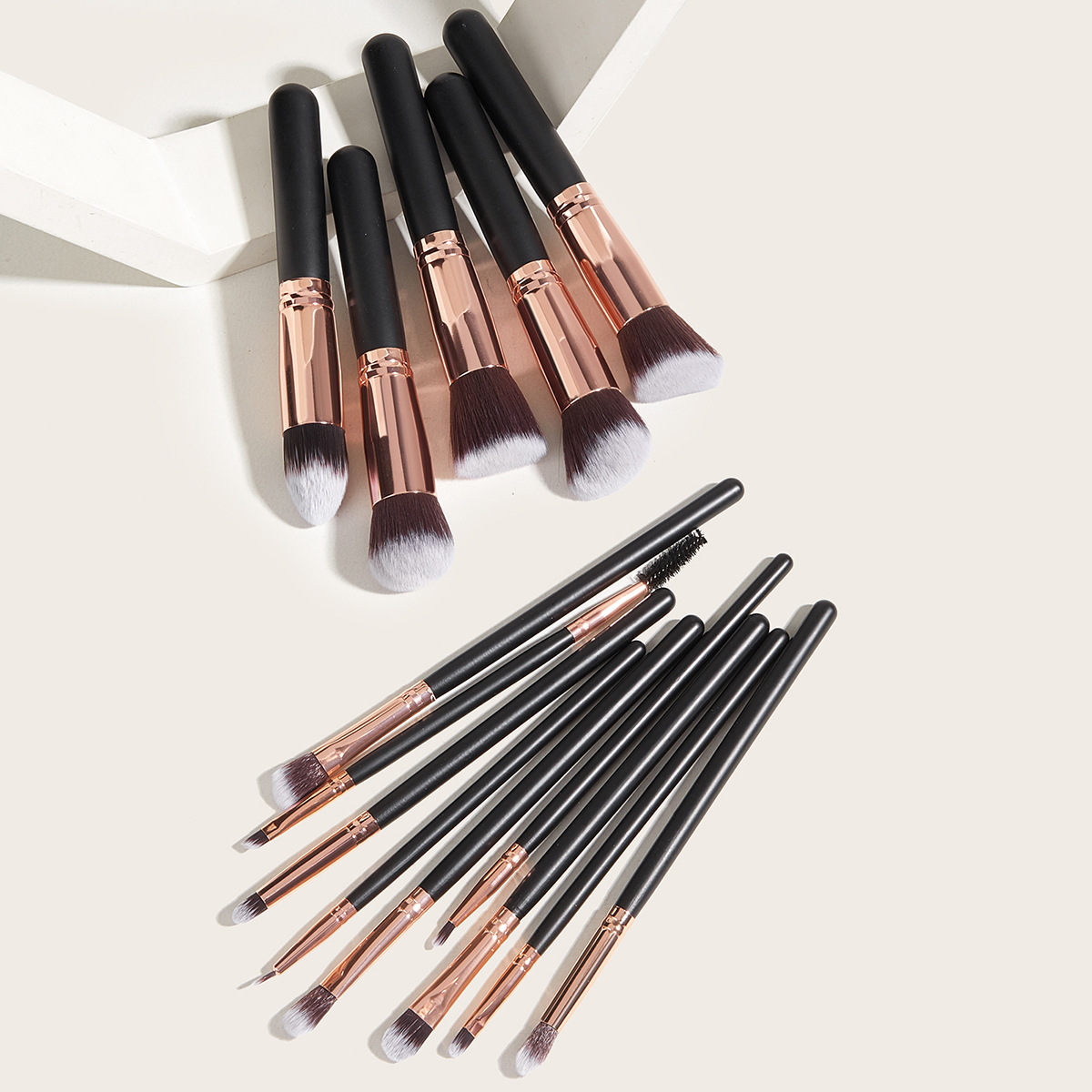 Wholesale Cosmetics Brushes Rose Gold Soft Synthetic Hair 14PCS Makeup Brush Set