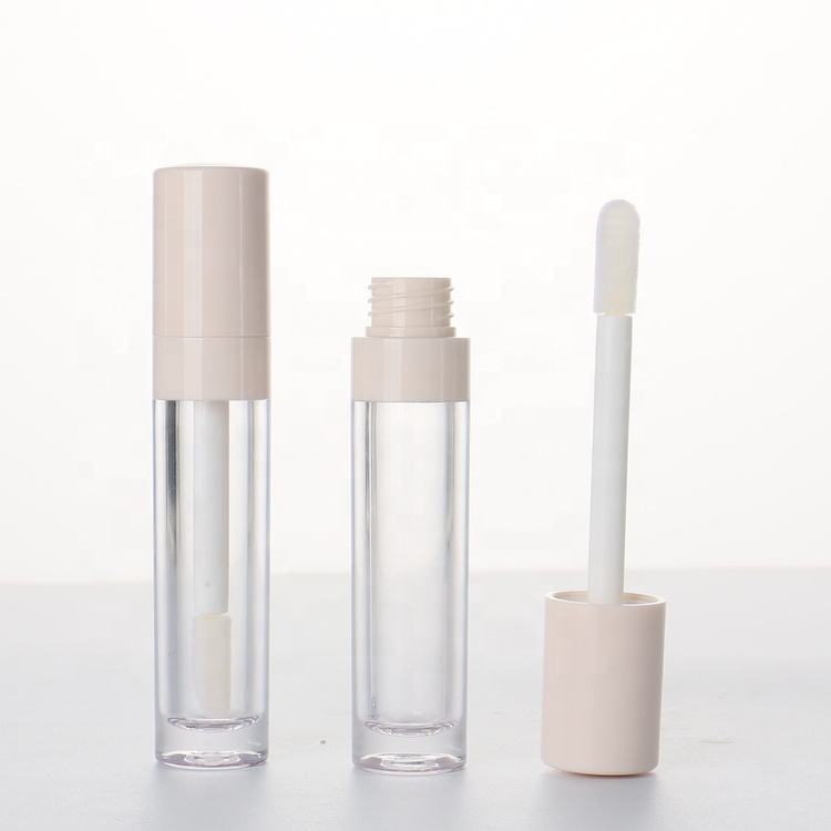 Hot Sale White Wand Colors Lids Empty Plastic 8ml PETG Lipgloss Tube