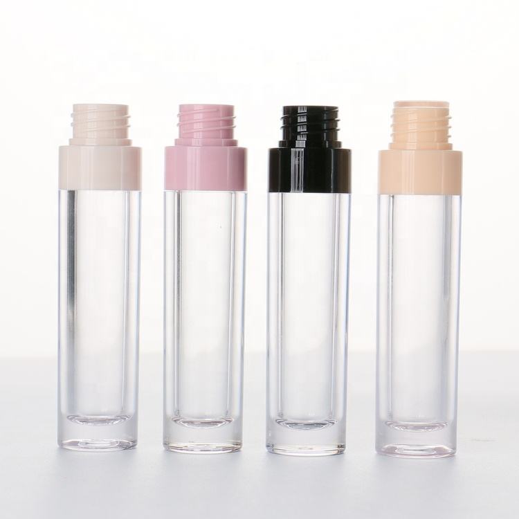 Hot Sale White Wand Colors Lids Empty Plastic 8ml PETG Lipgloss Tube