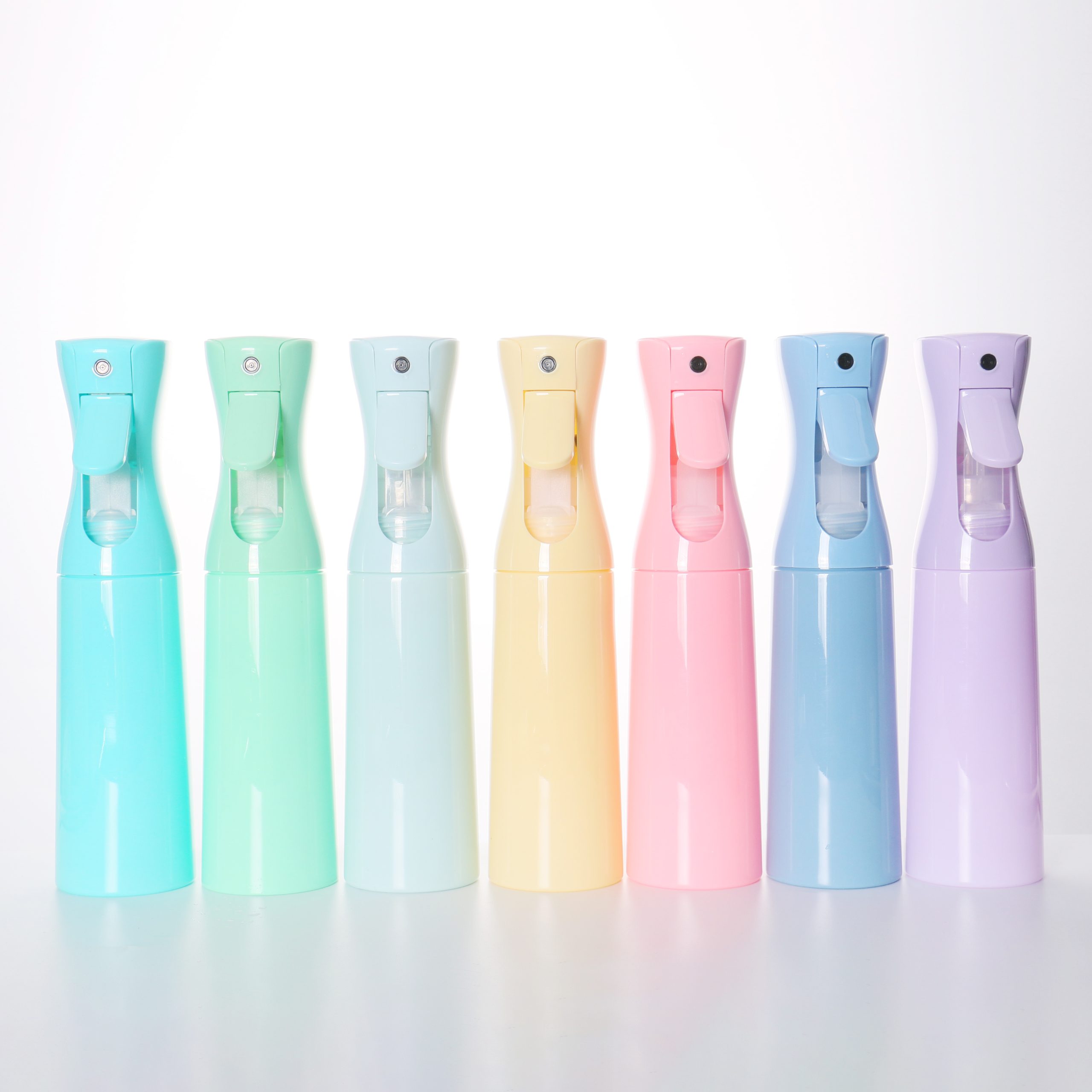 Cosmetic Fine Mist Sprayer Bottle  300ml Hair Water Alcohol Atomized Continuous Plastic Spray Bottle