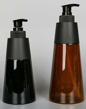 150ml 200ml 300ml 500ml Plastic Body Cream Lotion Bottles Black Brown Color Personal Care Cosmetic Shampoo Bottle Container