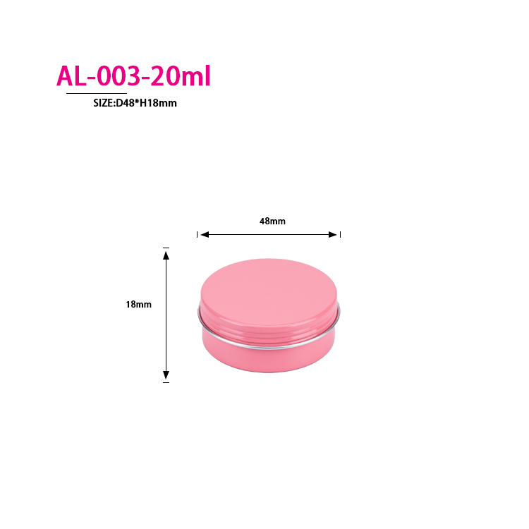 5ml 10ml 20ml 30ml 50ml 60ml 80ml 100ml 120ml 150ml 180ml 200ml 250ml Round Cosmetic Containers Box Silver Aluminum Jar