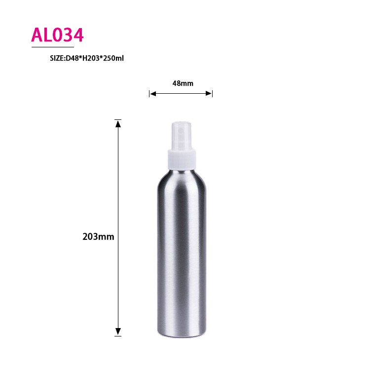 30ML 50ML 100ML 150ML 250ML 500MLWholesale Empty Cosmetic Packaging 30ml 50ml 100ml 150ml 250ml 500ml Aluminum Spray Bottle