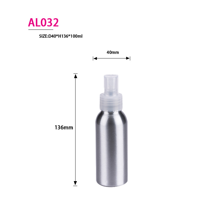 30ML 50ML 100ML 150ML 250ML 500MLWholesale Empty Cosmetic Packaging 30ml 50ml 100ml 150ml 250ml 500ml Aluminum Spray Bottle