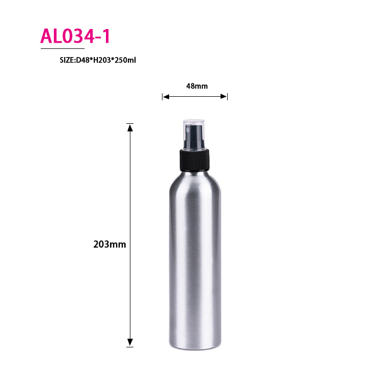 30ML 50ML 100ML 150ML 250ML 500MLWholesale Empty Cosmetic Packaging 30ml 50ml 100ml 150ml 250ml 500ml Aluminum Spray Bottle