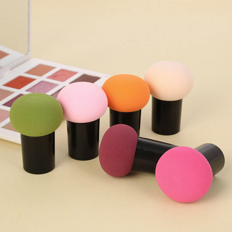 Latex Free Cosmetic Blender Custom Logo Makeup Sponge Seal Mushroom Shaped Make Up Sponge