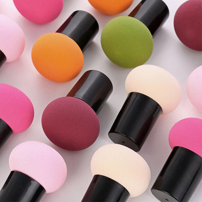 Latex Free Cosmetic Blender Custom Logo Makeup Sponge Seal Mushroom Shaped Make Up Sponge