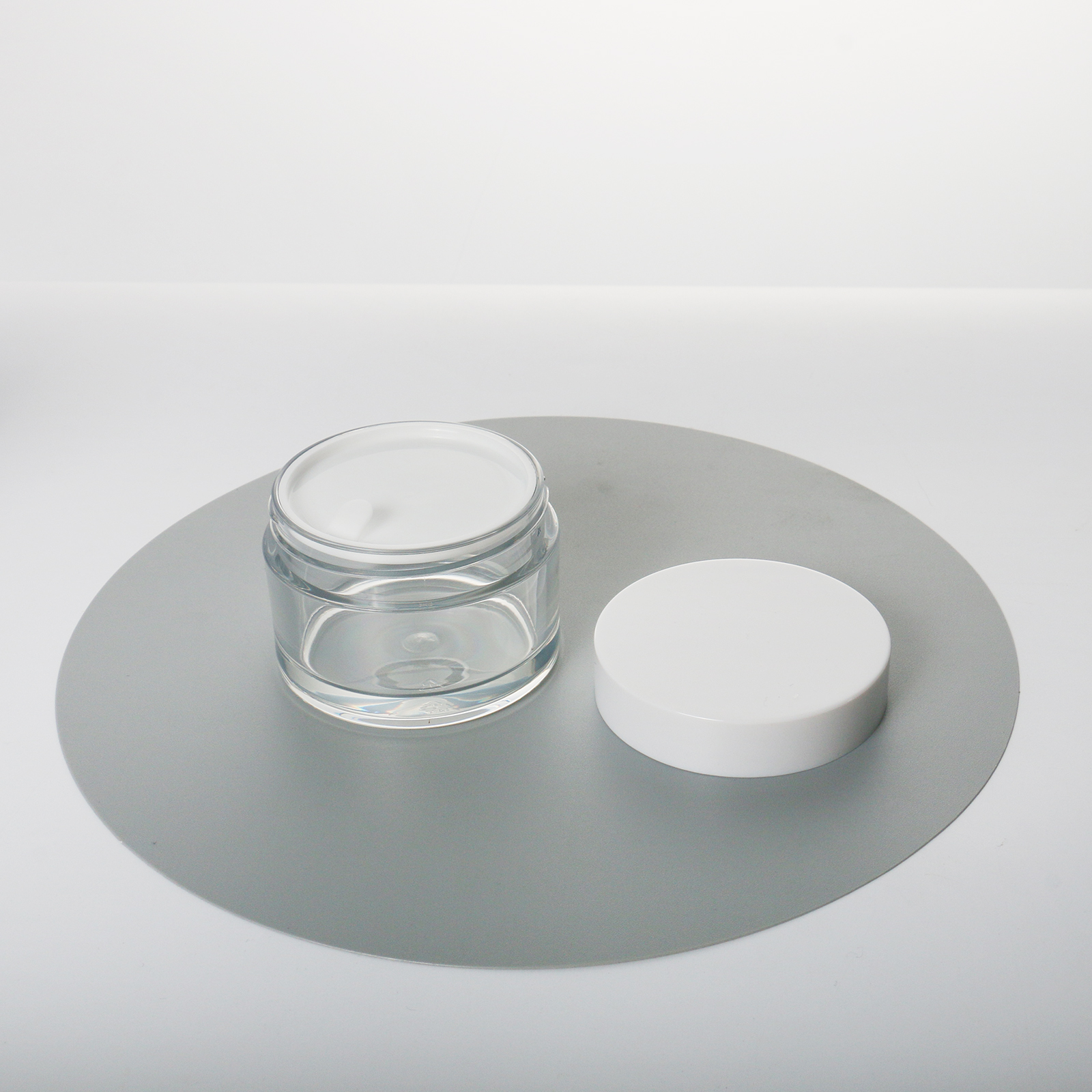 Hot Selling 30g 100g Empty Cosmetic Containers 50ml 150ml 200ml Thick Wall Hard Clear Pet Plastic Cream Jar