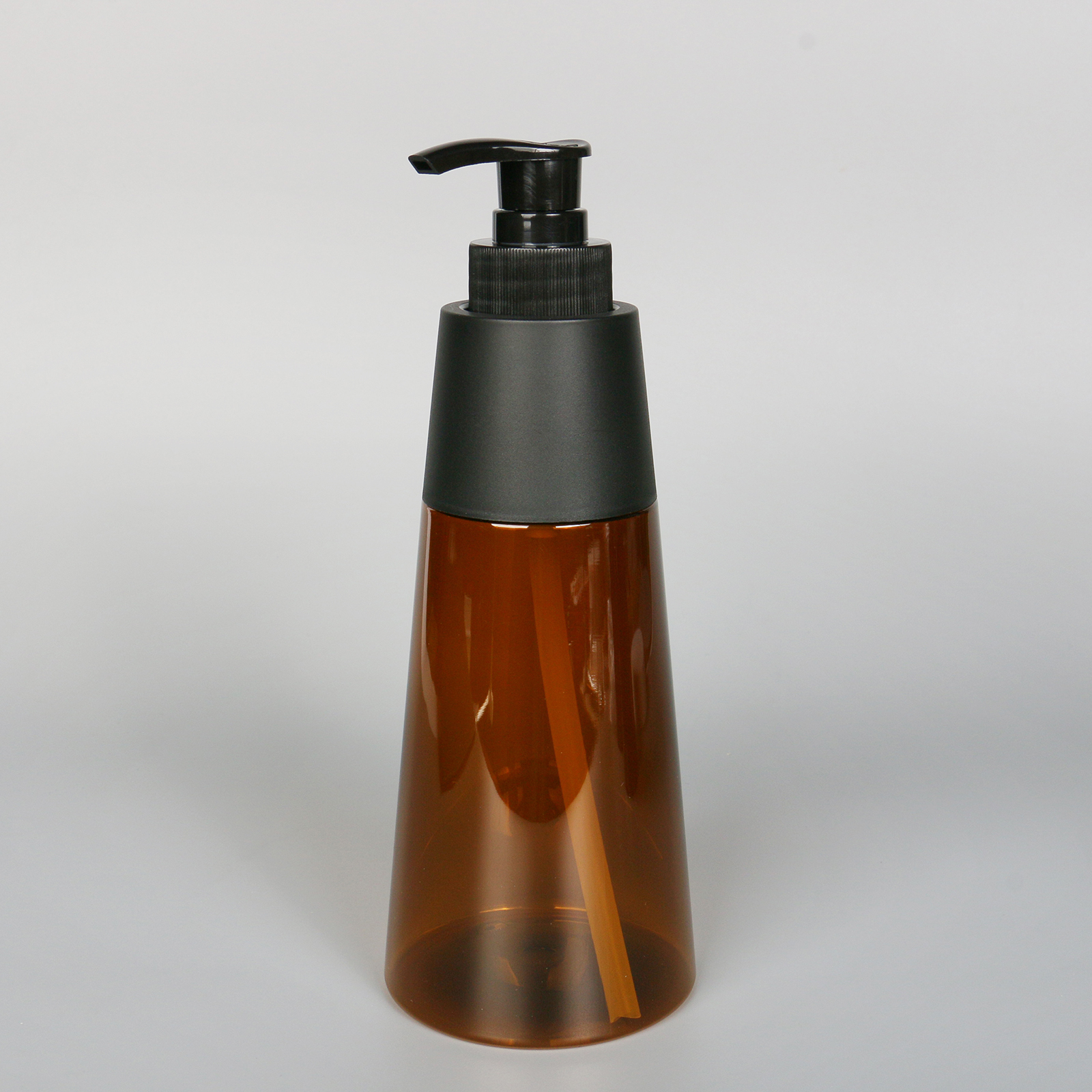 150ml 200ml 300ml 500ml Plastic Body Cream Lotion Bottles Black Brown Color Personal Care Cosmetic Shampoo Bottle Container