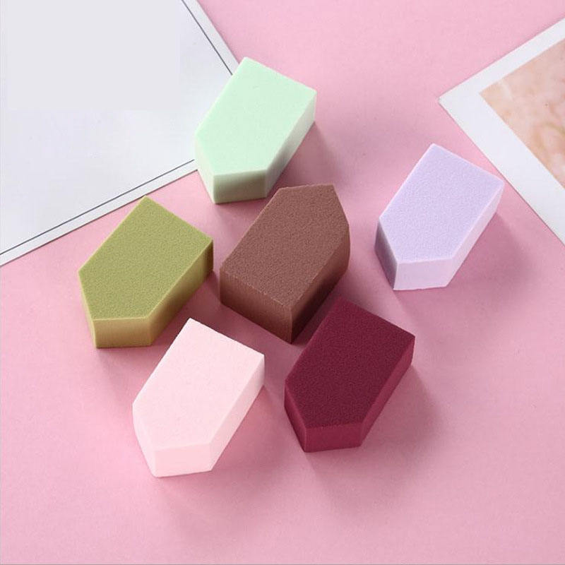 Colorful House Shape Wedges Makeup Sponge Remover Puff Face Powder Puff Foundation Sponge Blender