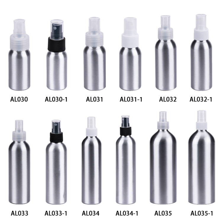 30ML 50ML 100ML 150ML 250ML 500MLWholesale Empty Cosmetic Packaging 30ml 50ml 100ml 150ml 250ml 500ml Aluminum Spray Bottle