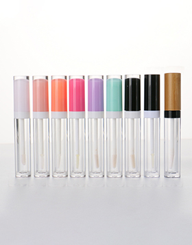 5ml 2006 Make Your Own Private Label Gold Color Lip Gloss Container Custom Cosmetics Packaging