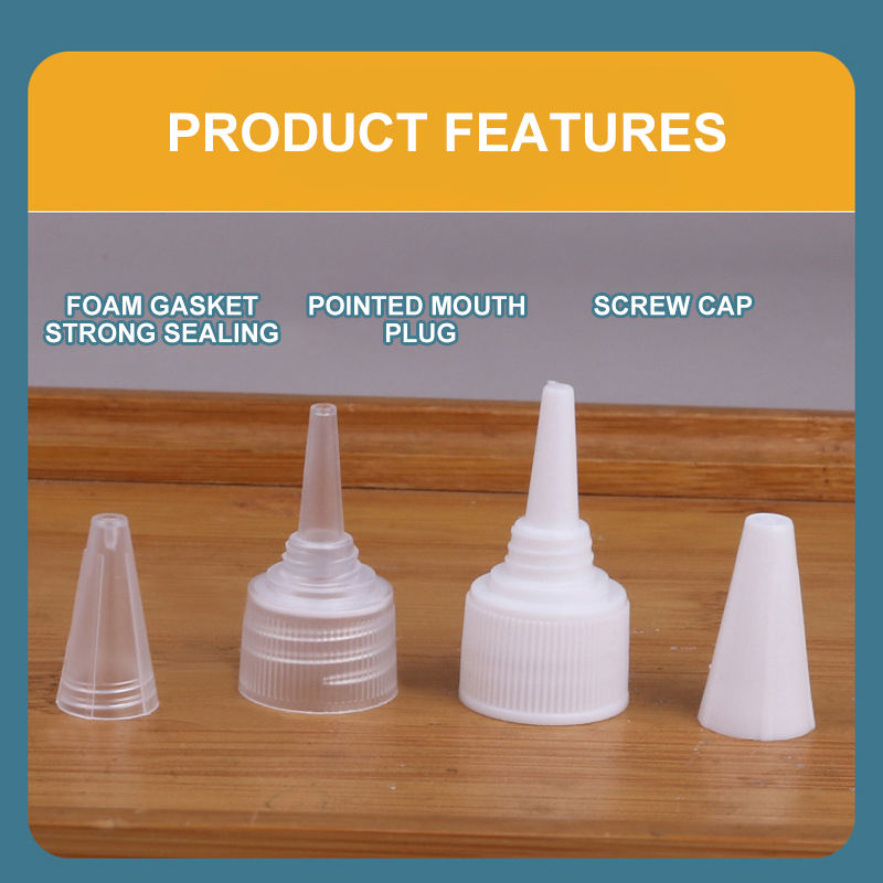 20ml 30ml 50ml 100ml 200ml Light-proof Pigment Pointy Mouth Pet Plastic Bottle