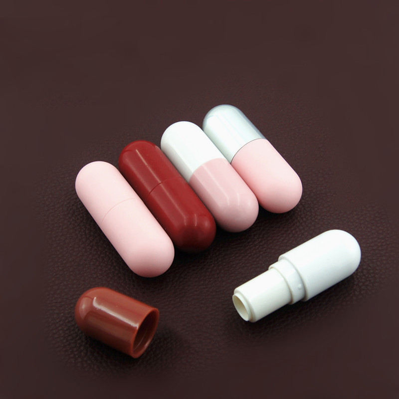 3ml Wholesale Custom Pink Private Label Empty Mini Cute Capsule Pill Lip Gloss Tube