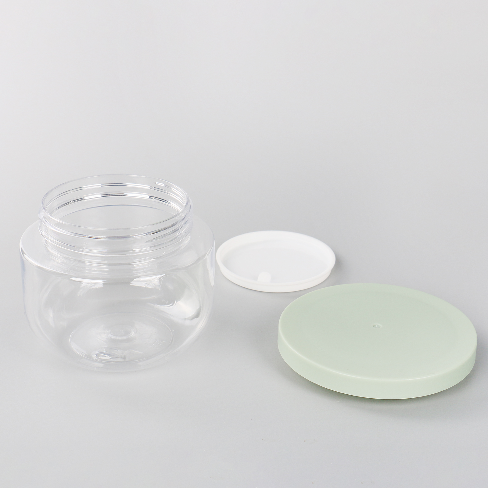 Plastic Cosmetic Container Pet Wide Mouth Hair Mask Face Mask Cream Jar Bottle 250ml Body Butter Cream Jar