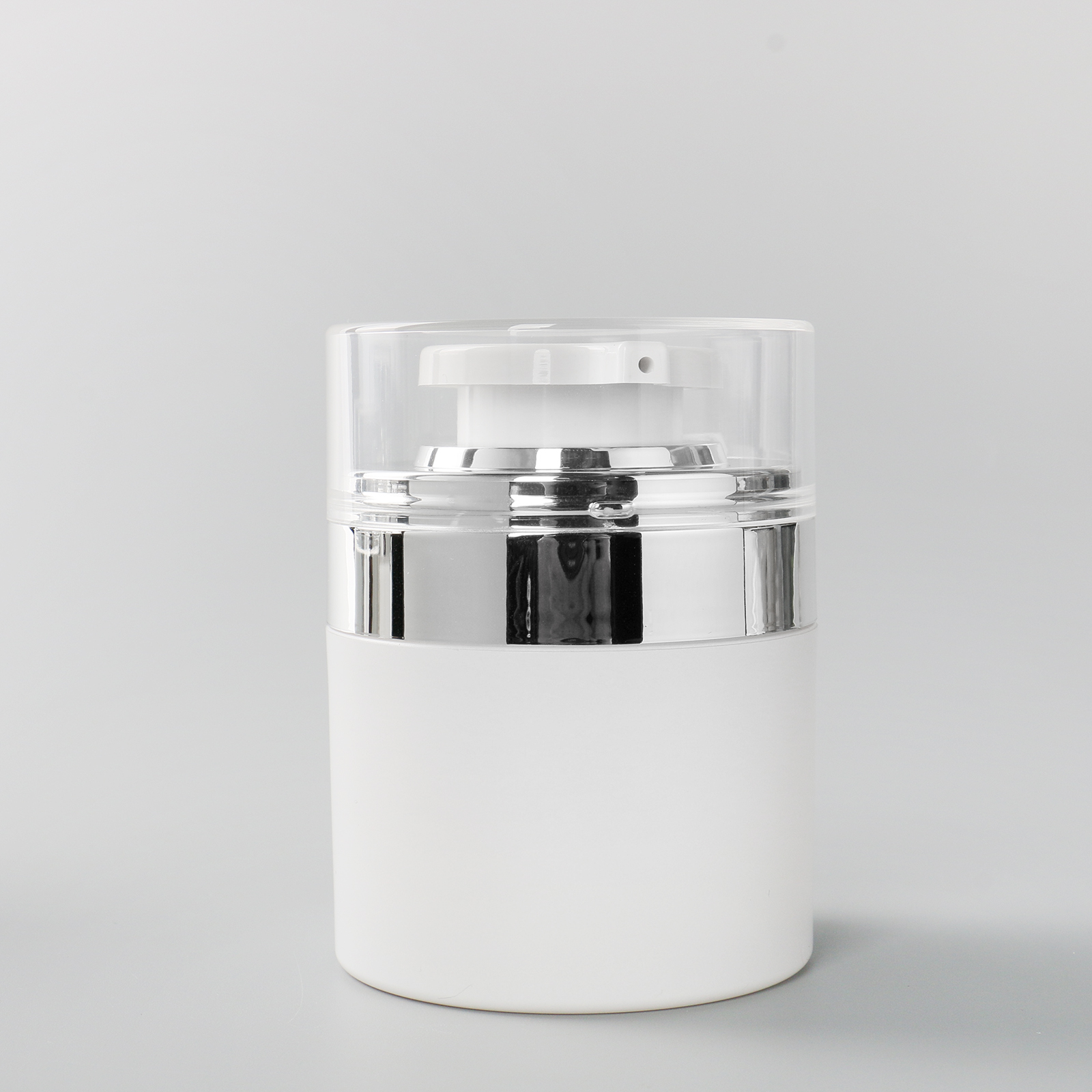 30ml Eye Cream Lotion Container White Acrylic Jars Double Wall Cosmetic 30g 50g Airless Serum Pump Jar >= 10000 pieces