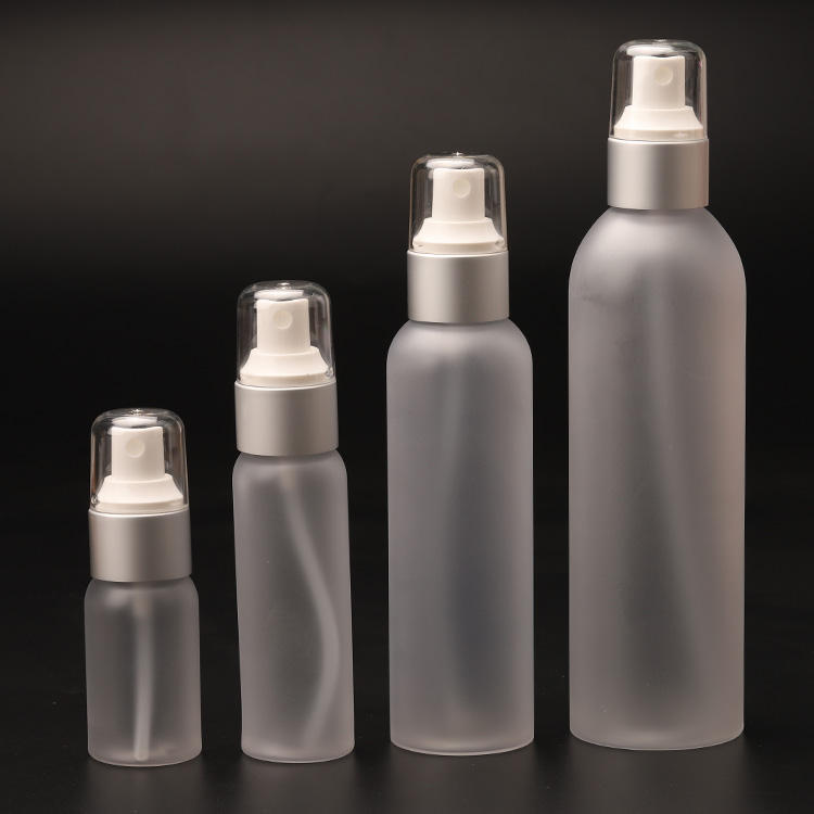 30ml, 50ml, 60ml, 120ml, 150ml, 250ml, 50gWholesale Custom Frosted Plastic Pump Bottle Lotion Pump Bottle Clear Plastic Spray Bottles For Cosmetic Packaging