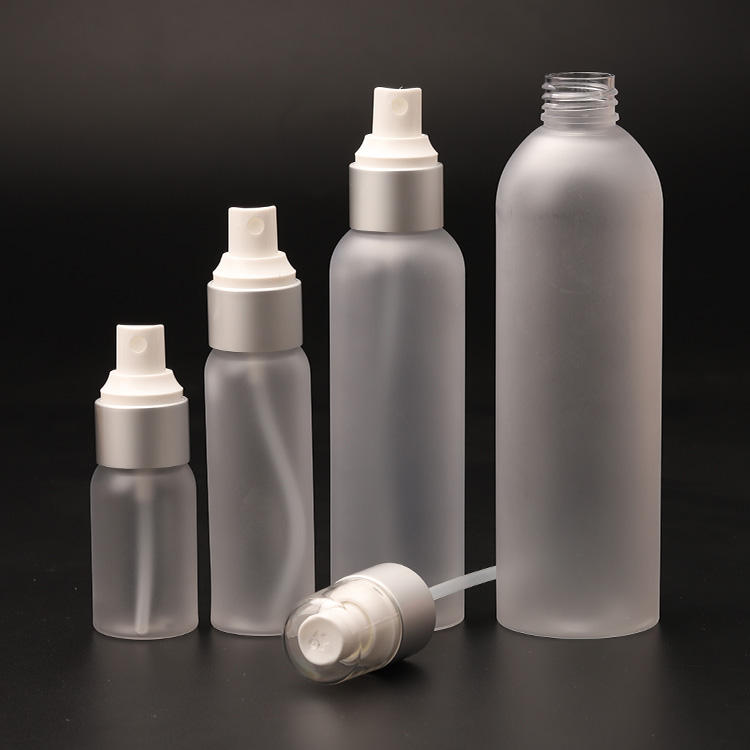 30ml, 50ml, 60ml, 120ml, 150ml, 250ml, 50gWholesale Custom Frosted Plastic Pump Bottle Lotion Pump Bottle Clear Plastic Spray Bottles For Cosmetic Packaging