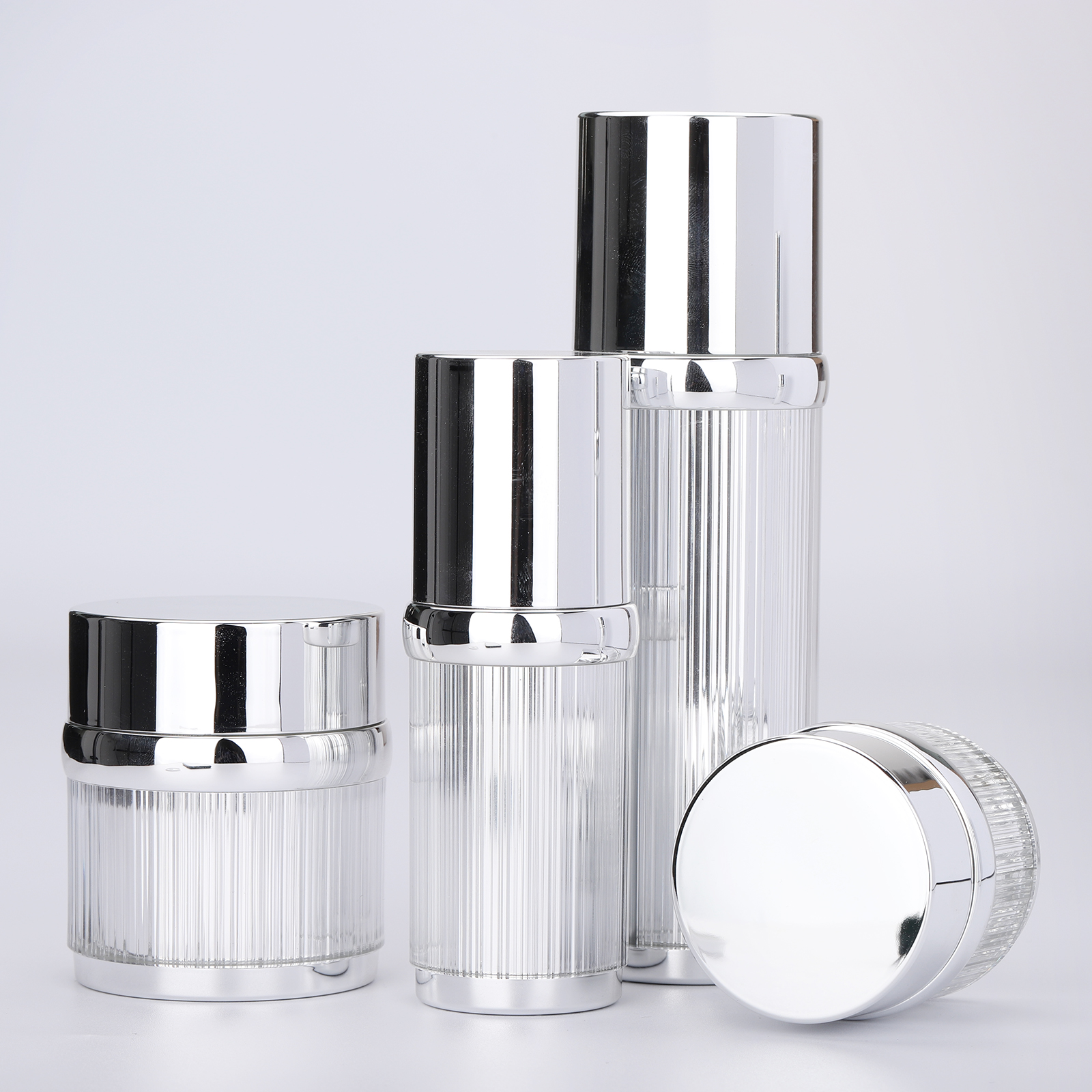 15g 30g 50g 30ml 50ml 100ml 120ml Odm/oem Luxury Elegant Plastic Lotion Bottle Cream Jar Acrylic Set