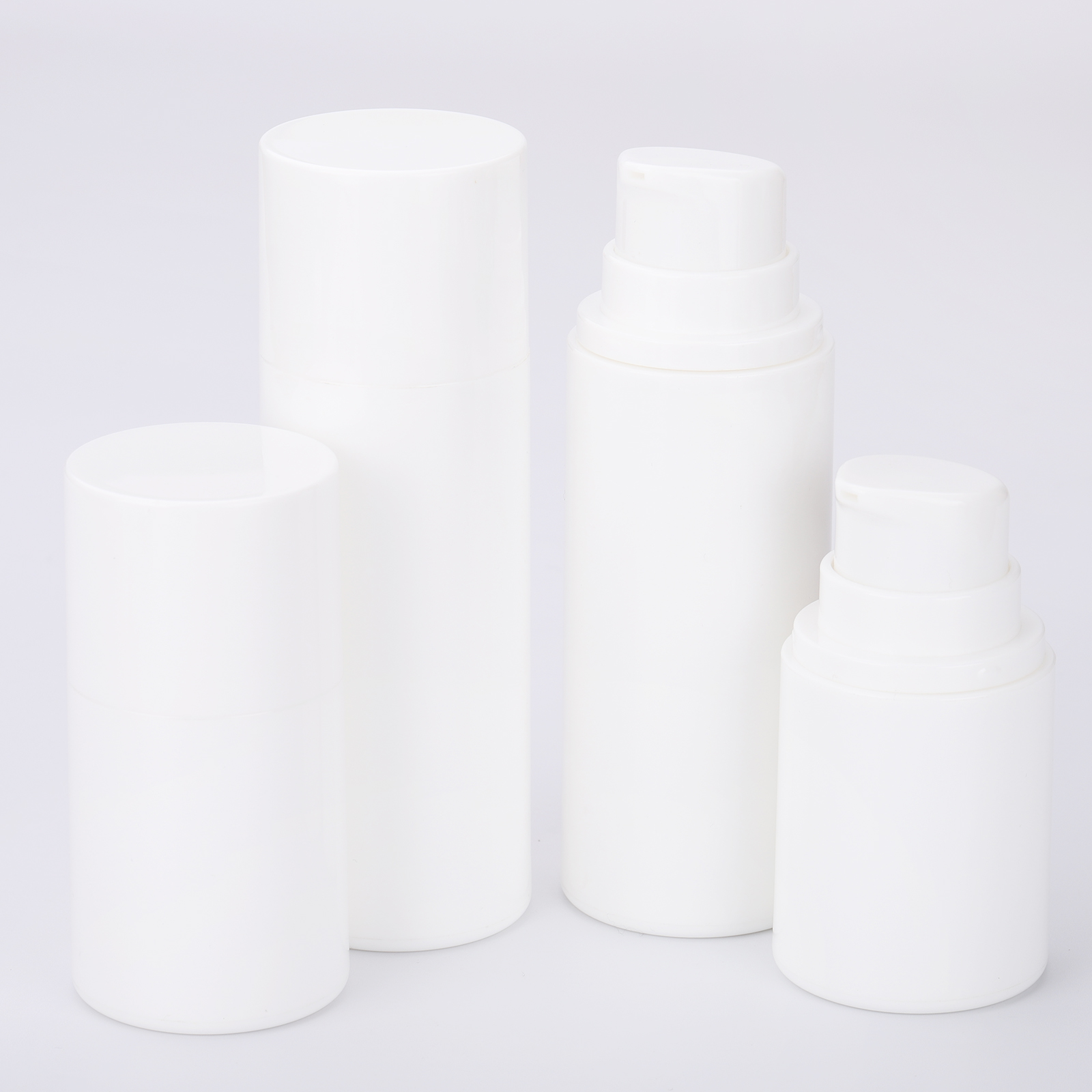 30ml 100ml New Arrival Empty White Eco Friendly Cylinder Airless Pump Bottle