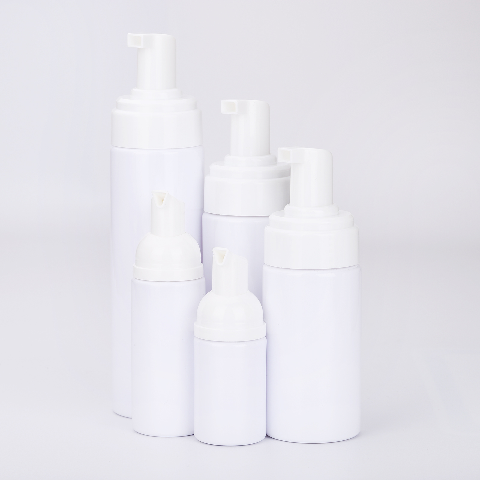 30ml 60ml 100ml 150ml 200ml Wholesale New Design Empty Small White Pp Material Custom Foam Bottle