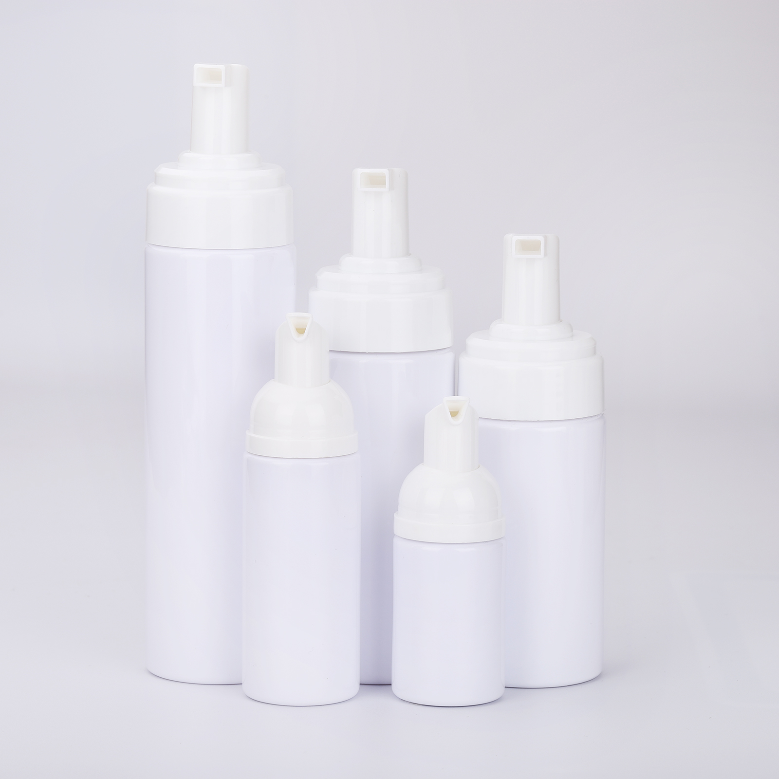 30ml 60ml 100ml 150ml 200ml Wholesale New Design Empty Small White Pp Material Custom Foam Bottle