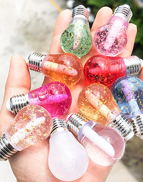 Shea Butter Fruit Burst Lip Glaze Gloss Lips Care Transparent Customer Logo Mini Light Bulb Fruit Flavor Lipgloss