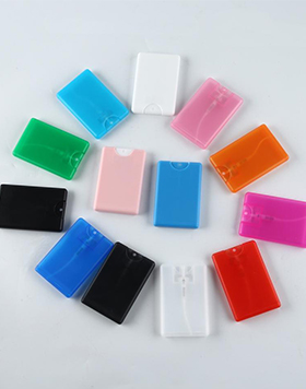 Spot 20ml Travel Portable Card Spray Perfume Alcohol Replenishment Press Spray Empty Bottle