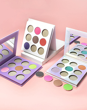 Pick Your Own Colors Makeup Cardboard Eyeshadow Custom Logo Wholesale High Pigment Private Label Cosmetics Eyeshadow Palette