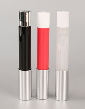 Empty Liquid Lipstick Container Plastic Round Lip Gloss Pen Tube Container