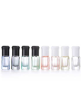 Free Sample Cosmetics Packaging Perfume Essential Oil Glass Container 3ml Roll-on Bottle