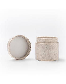 Eco-Friendly Wide Mouth Cosmetic Biodegradable Container 30g 50g 100g 120g Wheat Straw Plastic Cream Jar