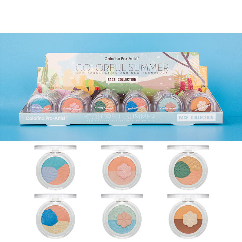 Relief Sculpture 18 Colour Eyeshadow Pallets Matte Shimmer Wholesale Multichrome Eyeshadow Palette