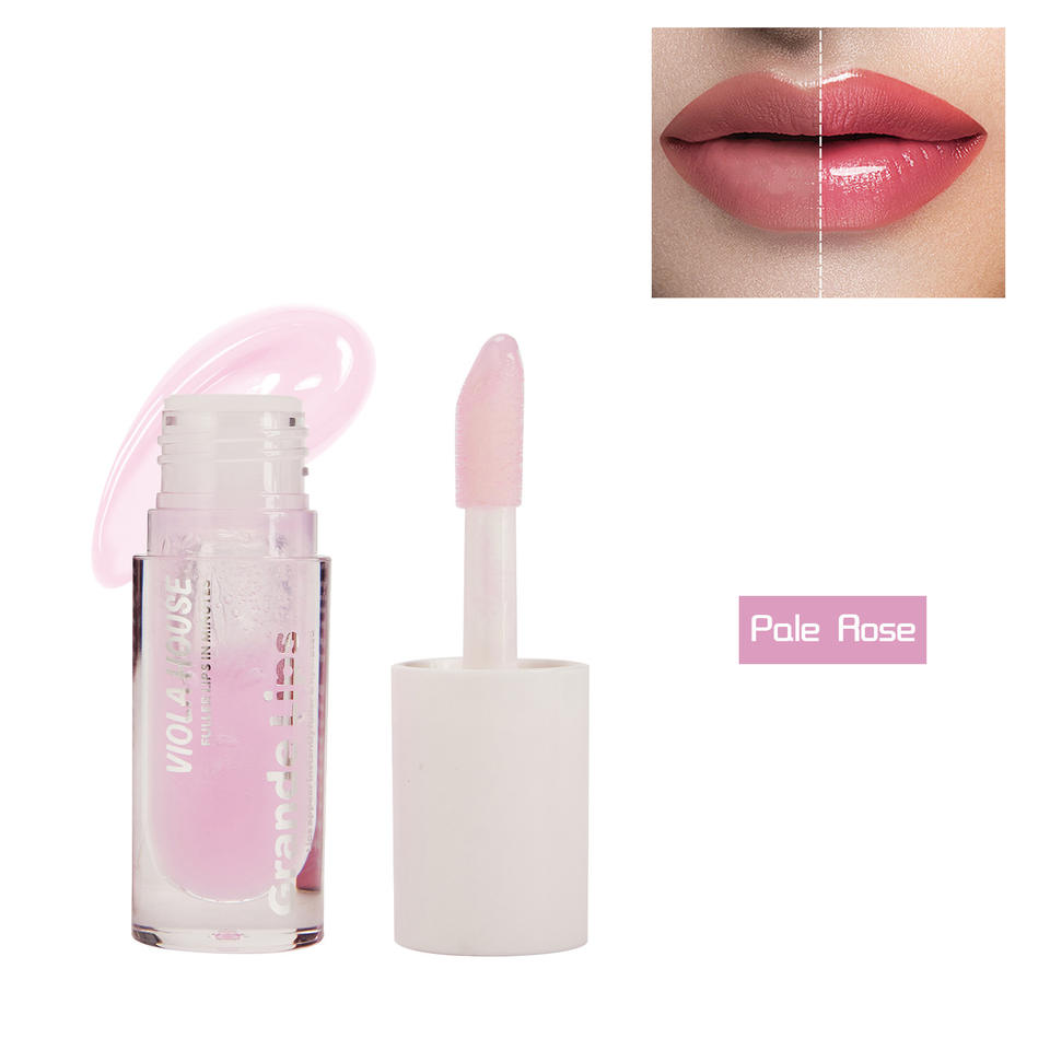 5 Colors Moisturizing Glossy Clear Lips Oil Natural Non-sticky Wholesale Lipgloss Lip Plumper Gloss