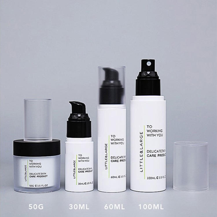 50G 30ml 60ml 100mlCosmetic Packaging Material Black Pump Head Cover Bottle Lotion Bottle Spray Bottle