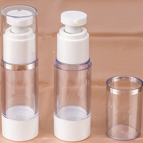 Wholesale Transparent 30ml 50ml 100ml PP Airless Bottle With Pump Sprayer