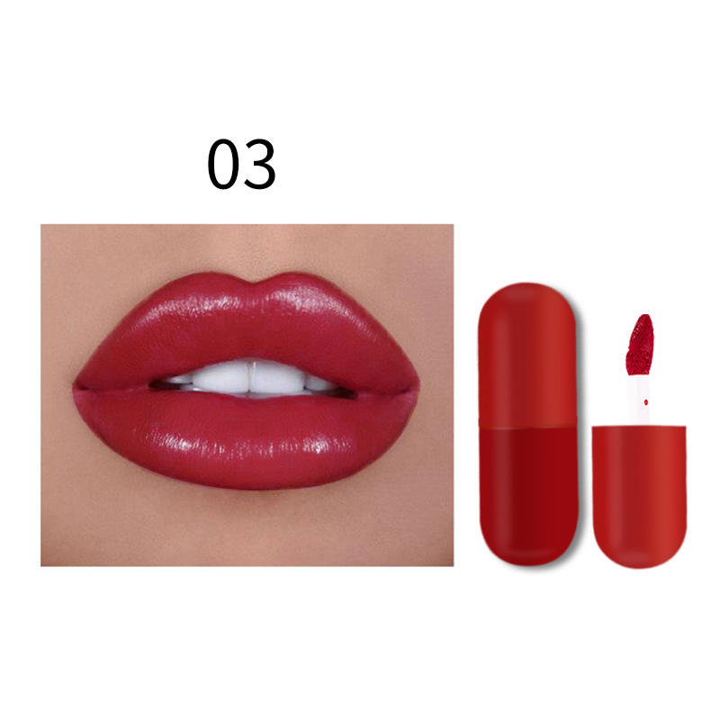 Private Label Waterproof Pill Shape Lipgloss Wholesale Mini Capsule Lip Gloss Moisturizing