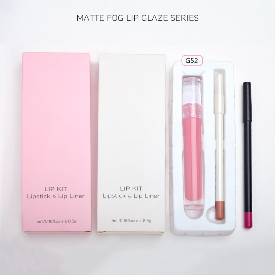 Multi Colors Make Your Own Brand Lip Kit Optional Lip Gloss Lip Liner Set With Private Label Packaging