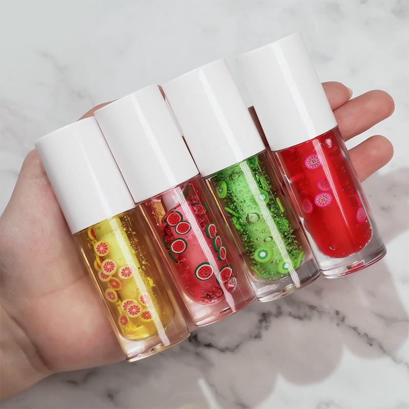 6ml Girl Long Lasting Color Red Pink Orange Various Color Personal Care Moisturizing Fruit Custom Logo Lip Tint