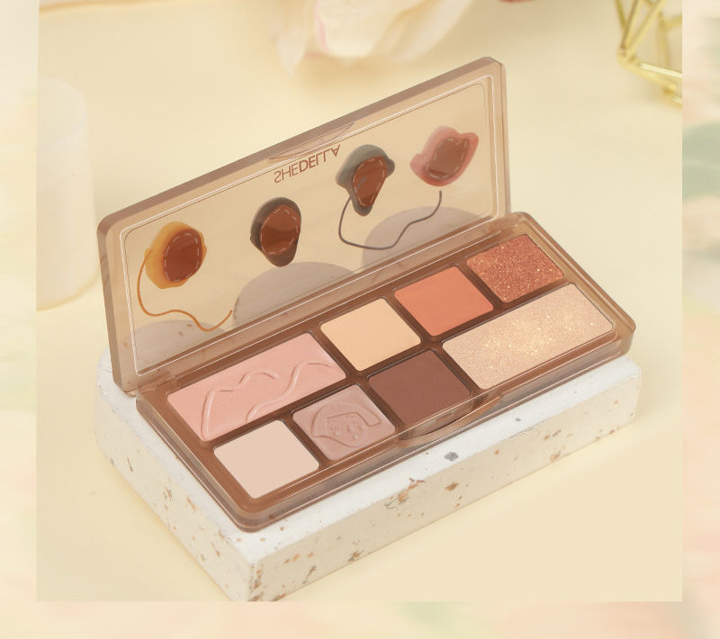 Factory Direct Sale Eight Color Eyeshadow Long-Lasting Non-fly Pastel Makeup yeshadow Palette