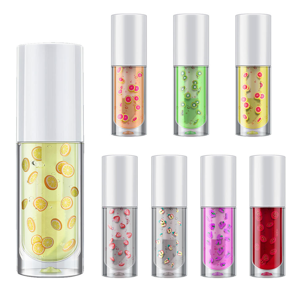 6ml Girl Long Lasting Color Red Pink Orange Various Color Personal Care Moisturizing Fruit Custom Logo Lip Tint