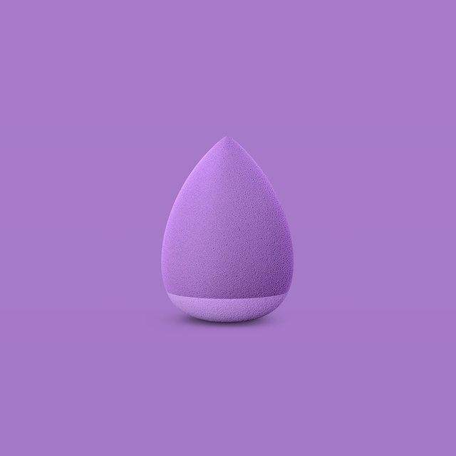 Stain Resistant Save Makeup Super Ultra Soft Purple Silicone Makeup Sponge