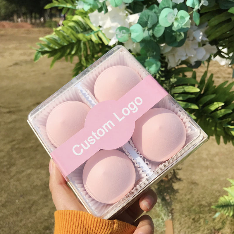 Beauty Sponge Blender Set Super Soft Foundation Blending Peach Shape Marshmallow Makeup Sponge