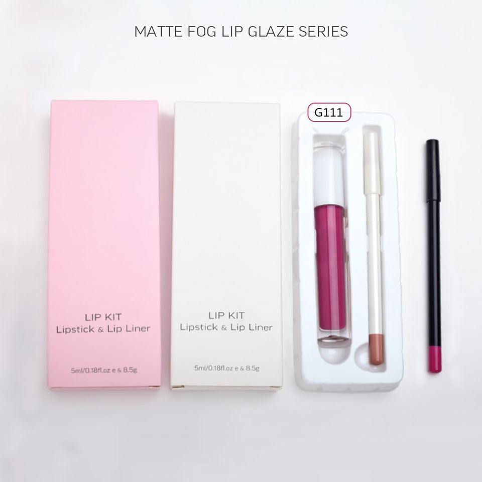 Multi Colors Make Your Own Brand Lip Kit Optional Lip Gloss Lip Liner Set With Private Label Packaging