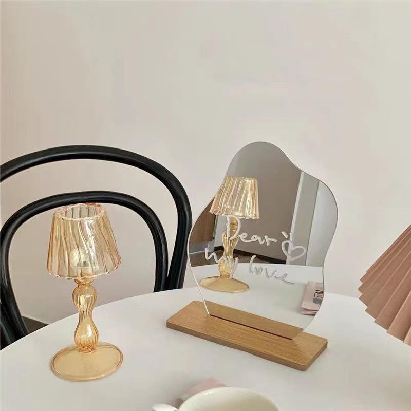 Room Decor Desk Mirror Irregular Aesthetic Vanity Mirror Frameless Decorative Desk Tabletop Acrylic Mirrors