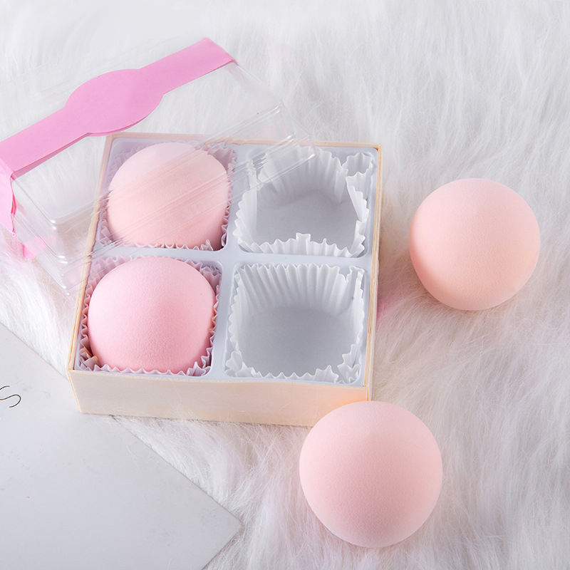 Beauty Sponge Blender Set Super Soft Foundation Blending Peach Shape Marshmallow Makeup Sponge