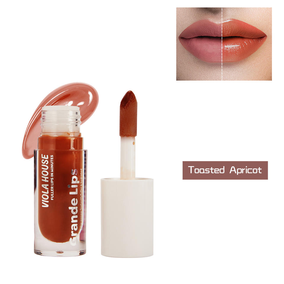 5 Colors Moisturizing Glossy Clear Lips Oil Natural Non-sticky Wholesale Lipgloss Lip Plumper Gloss