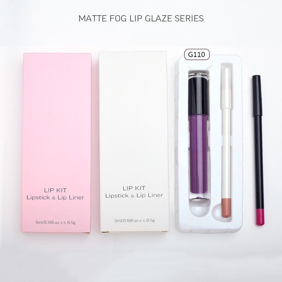 Multi Colors Make Your Own Brand Lip Kit Optional Lip Gloss Lip Liner Set With Private Label Packaging