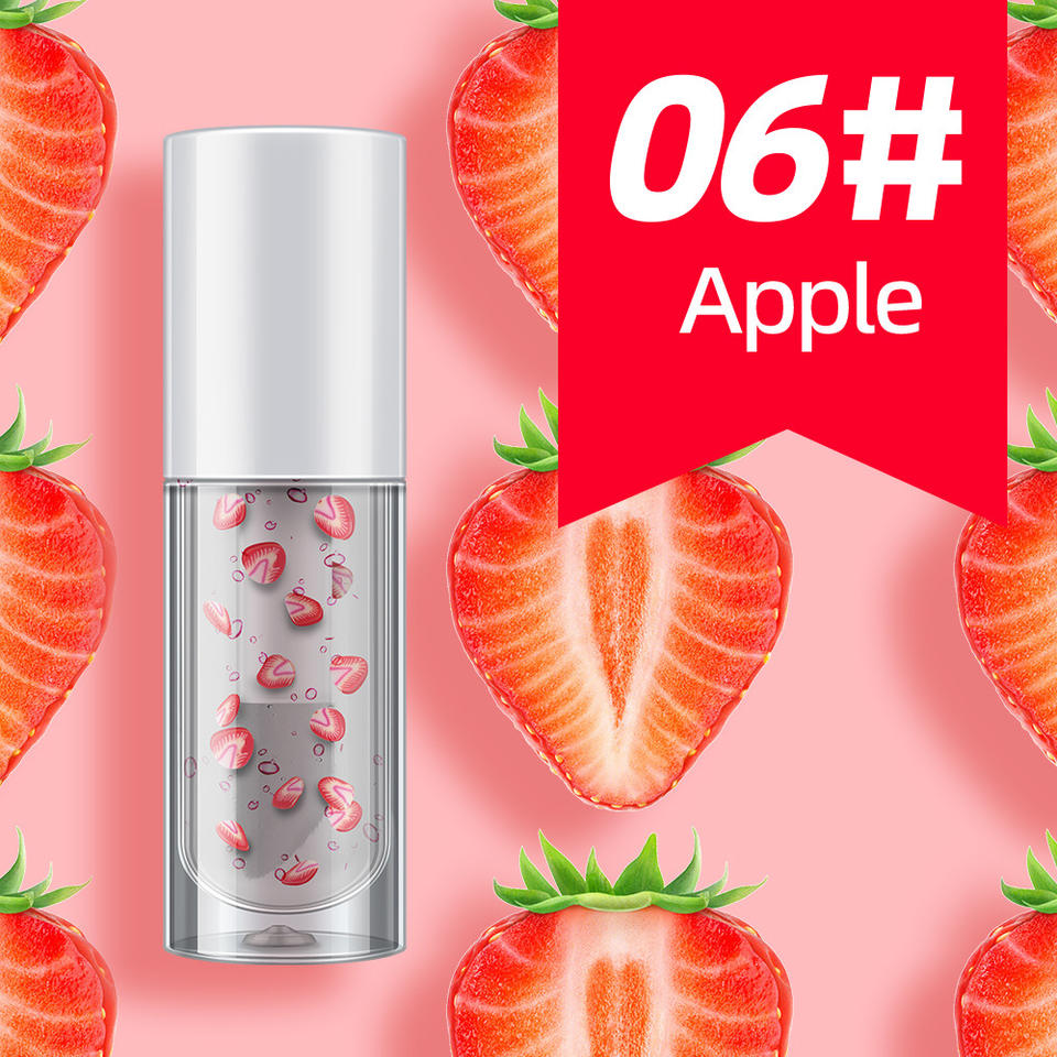 6ml Girl Long Lasting Color Red Pink Orange Various Color Personal Care Moisturizing Fruit Custom Logo Lip Tint