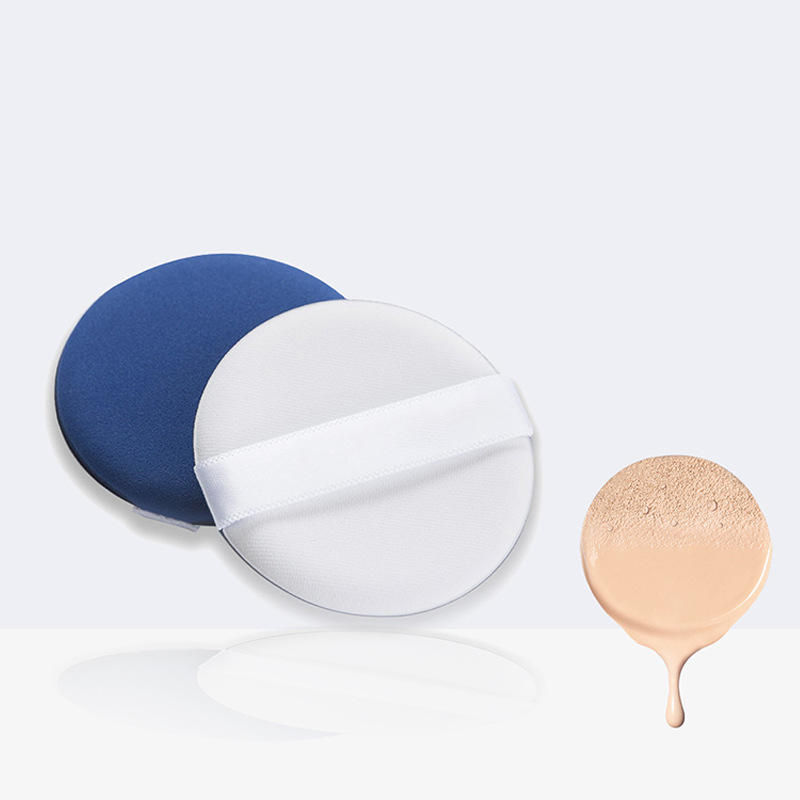 Custom Logo Blue Makeup Sponge Puff Rubycell BB Cream Air Cushion Round Powder Puff